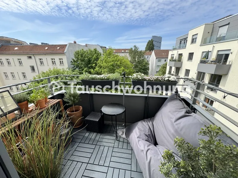 Tauschwohnung: 3 Zi Neubau, 2 Balkone, Aufzug in Fhain gegen 4 Zimmer — photo 1